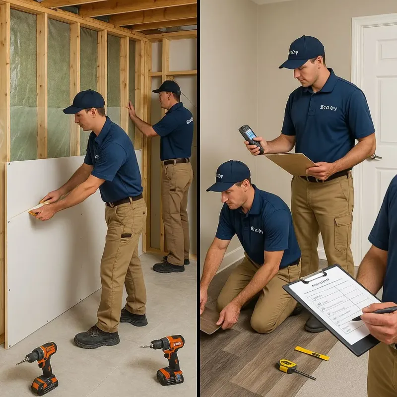 Repairs and Reconstruction process in Danbury, TX