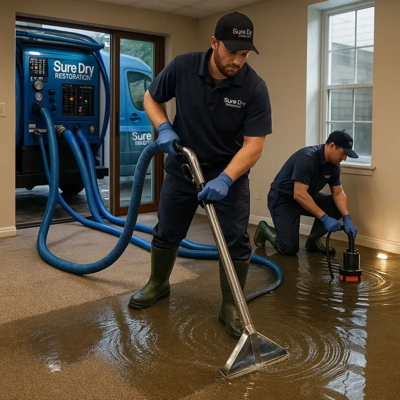 Water Extraction and Removal process in Danbury, TX